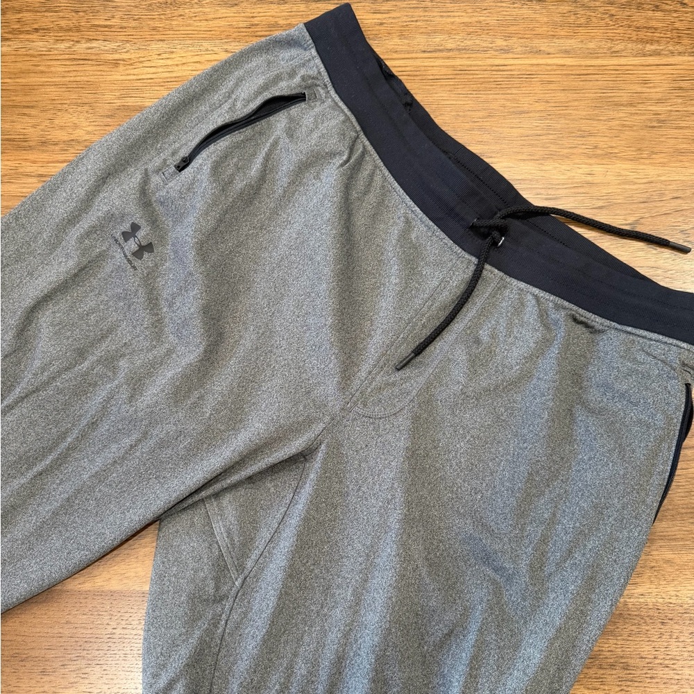 Under Armour Black and Gray Athletic Pants